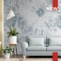 Tapeta Skinwall TIE DYE LIGHT BLUE 770 z kolekcji New Designs 2021 Suite Collection motywy: abstrakcja, kwiaty, kolory: szary, niebieski