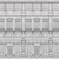 Tapeta Skinwall UFFIZI PALACE 723 z kolekcji Suite Collection motywy: miasta mapy, kolory: beżowy, szary, brązowy - wariant 1