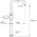 Stella 130 301TB rys techniczny