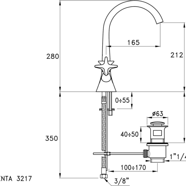 Stella-130-3217-rys-techniczny Stella 130 3217 rys techniczny