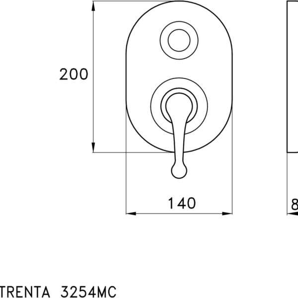 Stella-130-3254MC-PV-rys-techniczny Stella 130 3254MC PV rys techniczny
