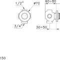 Stella Aster 0 150 rys techniczny