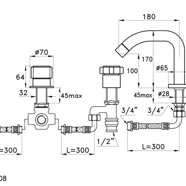 Stella-Aster-3256TR-308-rys-techniczny Stella Aster 3256TR 308 rys techniczny