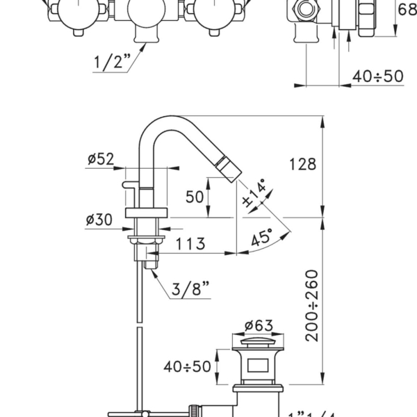 Stella-Aster-3608-rys-techniczny Stella Aster 3608 rys techniczny