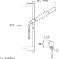 Stella Bamboo 302A rys techniczny