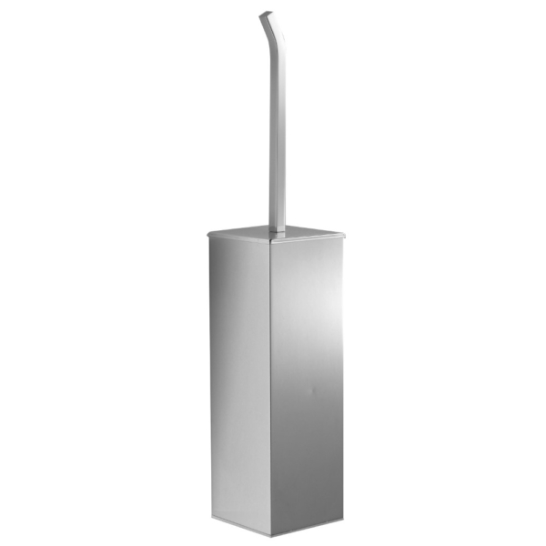 Stella kolekcjaBamboo Quadro 1054 Firenze 1054 Wolnostojąca szczotka WC z ceramicznym pojemnikiem-