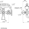 Stella Eccelsa 3274 306FB rys techniczny