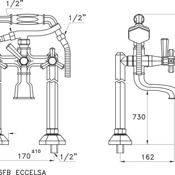 Stella-Eccelsa-3274CL306FB-rys-techniczny Stella Eccelsa 3274CL306FB rys techniczny