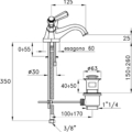 Stella Eccelsa Leve 3219 rys techniczny