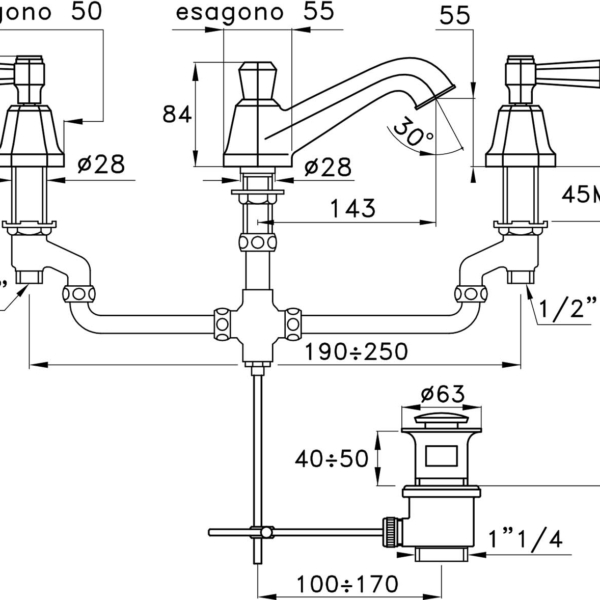 Stella-Eccelsa-Leve-3224P-rys-techniczny Stella Eccelsa Leve 3224P rys techniczny