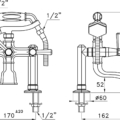 Stella Eccelsa Leve 3274RG306FB rys techniczny