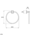 Stella Eccelsa Leve 603 rys techniczny