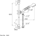 Stella Italica 302 rys techniczny
