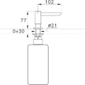 Stella Italica D020P rys techniczny