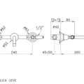 Stella Italica Leve 3863 rys techniczny
