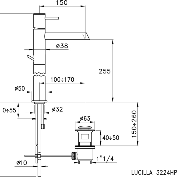 Stella-Lucilla-3224HPL170-rys-techniczny Stella Lucilla 3224HPL170 rys techniczny