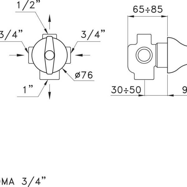 Stella-Roma-0-150TQ-rys-techniczny Stella Roma 0 150TQ rys techniczny