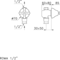 Stella Roma 0 156MP rys techniczny