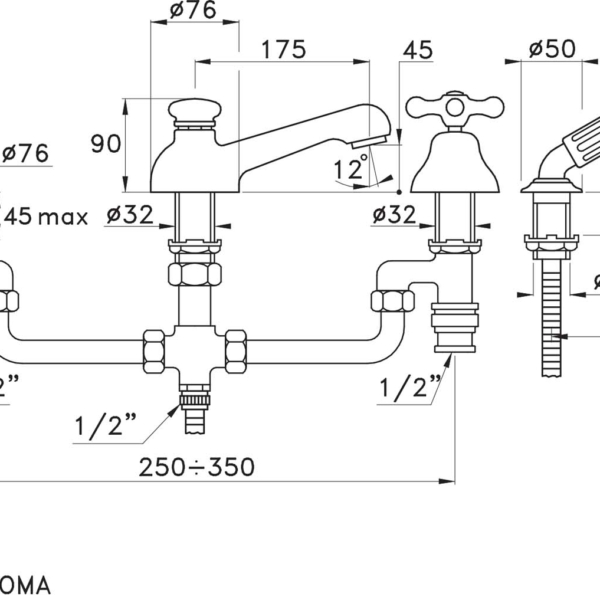 Stella-Roma-3256-308-rys-techniczny Stella Roma 3256 308 rys techniczny