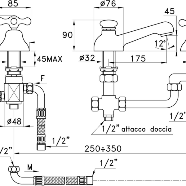 Stella-Roma-3256TC-rys-techniczny Stella Roma 3256TC rys techniczny