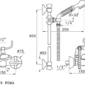 Stella Roma 3267 302 6 rys techniczny