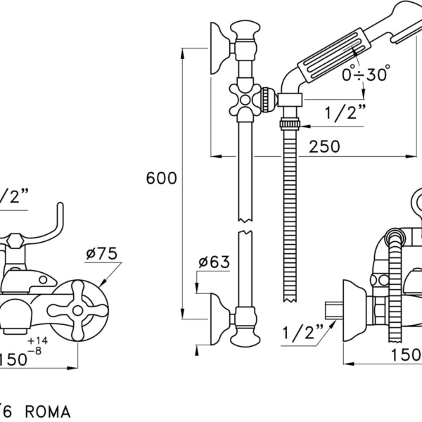 Stella-Roma-3267-302-6-rys-techniczny Stella Roma 3267 302 6 rys techniczny