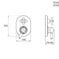 Stella Roma IS3292RM PV rys techniczny