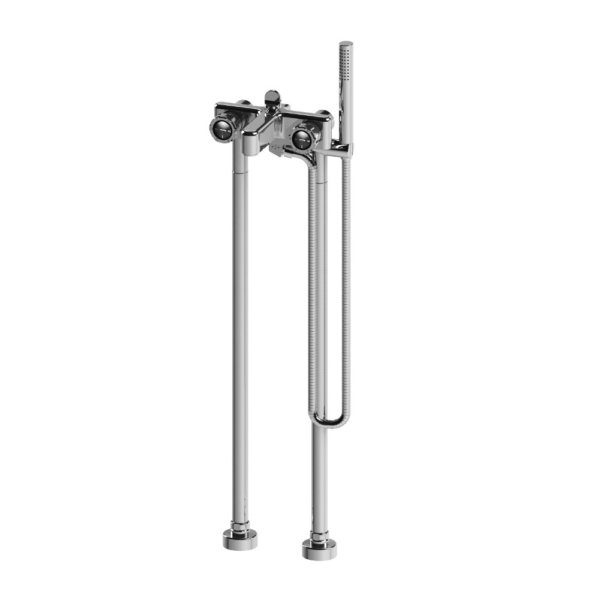 Stella-Timeaster-3267CL306-52-Bateria-wannowo-prysznicowa-natynkowa-z-wolnostojacymi-nogami-do-montazu-na-podlodze Stella kolekcjaTimeaster 3267CL306-52 Bateria wannowo-prysznicowa natynkowa z wolnostojącymi nogami do montażu na podłodze z przełącznikiem wanna prysznic z automatycznym powrotem do pozycji wanny-
