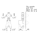 Stella Wellness IS3290-PI Element podtynkowy do termostatu IS3290
