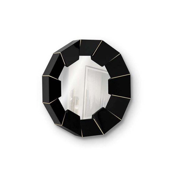 Maison-Valentina-DARIAN-BLACK-Scienne-lustro-mosiadz-lustro-drewno-kolor-czarny-2 DARIAN BLACK Ścienne lustro mosiadz, lustro, drewno kolor czarny