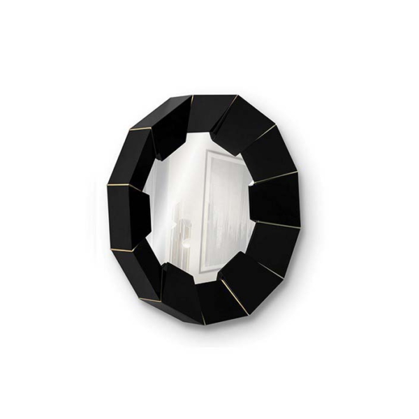 Maison-Valentina-DARIAN-BLACK-Scienne-lustro-mosiadz-lustro-drewno-kolor-czarny-3 DARIAN BLACK Ścienne lustro mosiadz, lustro, drewno kolor czarny