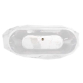 DIAMOND FAUX MARBLE wanna wolnostojąca włókno szklane kolor biały, czarny,