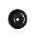KOI Umywalka nablatowa okrągła marmur kolor czarny,