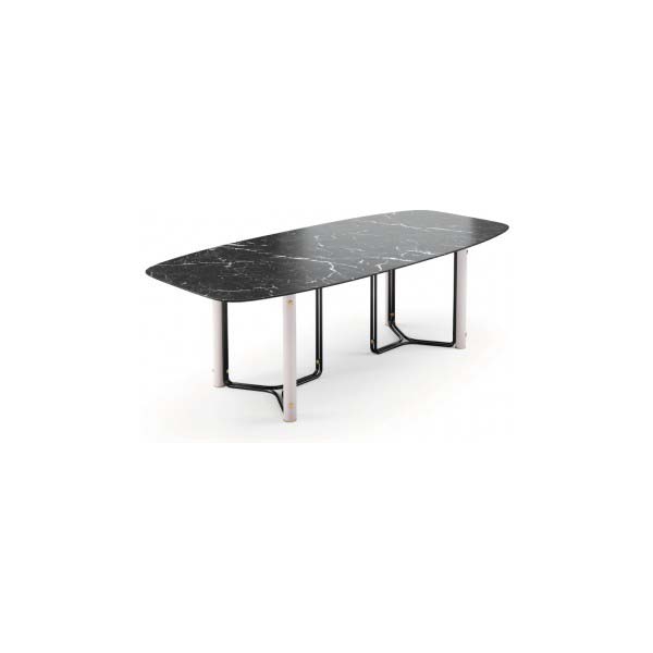 Praddy-BAMBOO-I-NT043-stol-do-jadalni-lakier-czarny-zloto-stal-nierdzewna-Nero-Marquina-bialy-3 Praddy BAMBOO I NT043 to stół do jadalni w wykończeniu drewno-mdf lakier czarny, złoto stal nierdzewna, Nero Marquina, drewno-mdf lakier biały,. Praddy to portugalski producent wysokiej jakości mebli. Firma powstała w regionie słynącym z wielowielkowej tradycji rzemieślicznej produkcji mebli. Niezwykła dbałość o szczegóły, wysoka jakość ręcznie wytwarzanych mebli i materiałów, z których powstają oraz nowoczesny desgin to coś co wyróżnia markę Praddy na tle innych światowych producentów branży.