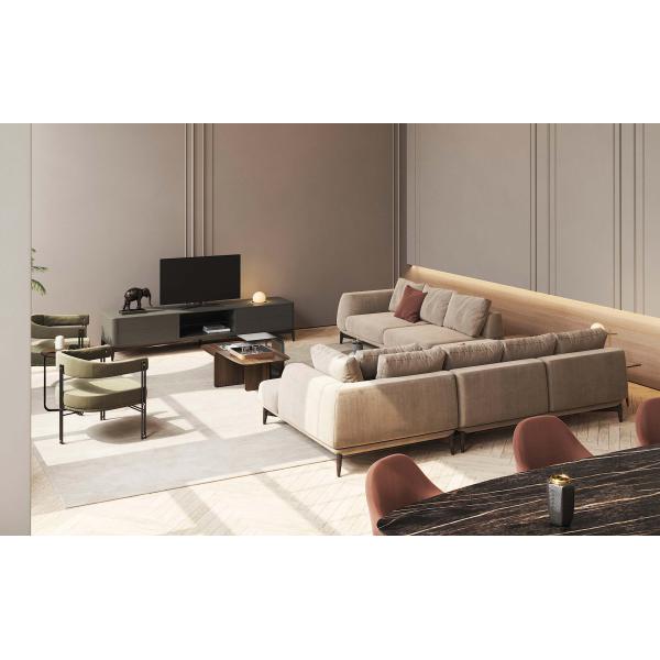 Praddy BAMBOO NT053 to fotel w wykończeniu drewno-mdf lakier czarny, tkanina SAFIRA, złoto stal nierdzewna. Praddy to portugalski producent wysokiej jakości mebli. Firma powstała w regionie słynącym z wielowielkowej tradycji rzemieślicznej produkcji mebli. Niezwykła dbałość o szczegóły, wysoka jakość ręcznie wytwarzanych mebli i materiałów, z których powstają oraz nowoczesny desgin to coś co wyróżnia markę Praddy na tle innych światowych producentów branży.