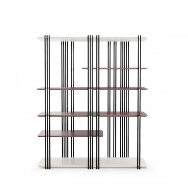 Praddy-BAMBOO-NT082-regal-biblioteczka-lakier-czarny-zloto-stal-nierdzewna-ciemny-brudny-roz-bezowy-2 Praddy BAMBOO NT082 to regał / biblioteczka w wykończeniu drewno-mdf lakier czarny, złoto stal nierdzewna, drewno-mdf lakier ciemny brudny róż, drewno-mdf lakier beżowy,. Praddy to portugalski producent wysokiej jakości mebli. Firma powstała w regionie słynącym z wielowielkowej tradycji rzemieślicznej produkcji mebli. Niezwykła dbałość o szczegóły, wysoka jakość ręcznie wytwarzanych mebli i materiałów, z których powstają oraz nowoczesny desgin to coś co wyróżnia markę Praddy na tle innych światowych producentów branży.
