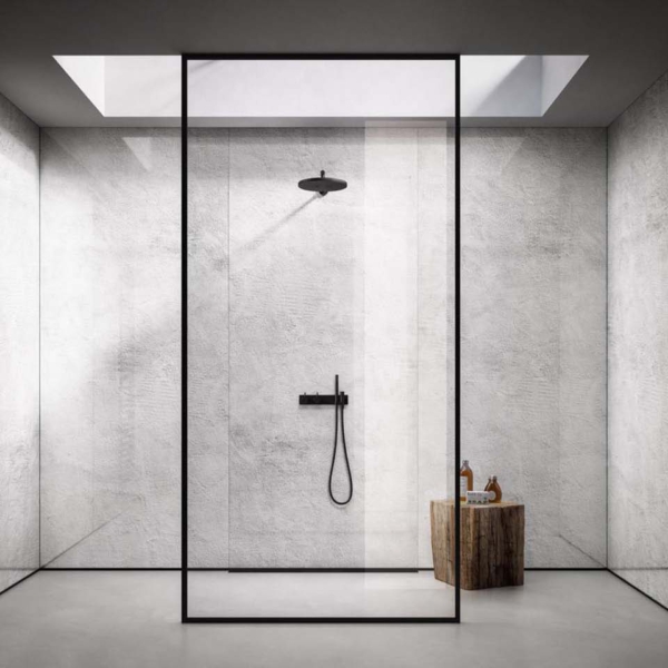 Sicis-Vetrite-Spathula-Marmorato-White-Cro-Wh-wielkoformatowy-panel-szklany-120-x-280-cm-szary-2 Sicis Vetrite z kolekcji Spathula model Marmorato White Cro Wh to wielkoformatowy panel szklany o wymiarach 120 x 280 cm. Kolory tego modelu to: szary, a możliwe wykończenia powierzchni: Chrome.