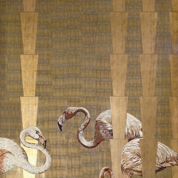 Sicis-Vetrite-Vetrite-Art-Bansa-Gold---Flamant-wielkoformatowy-panel-szklany-zloty-bialy-rozowy-9 Sicis Vetrite z kolekcji Vetrite Art model Bansa Gold & Flamant to wielkoformatowy panel szklany o wymiarach 82,5x318 cm, 242x318 cm, 82,5x318cm, 210x318 cm. Kolory tego modelu to: złoty, biały, różowy, a możliwe wykończenia powierzchni: Satin.