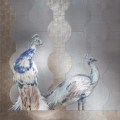 Sicis Vetrite z kolekcji Vetrite Art model Columna Taupe & Paon to wielkoformatowy panel szklany o wymiarach . Kolory tego modelu to: szary, niebieski, srebrny, złoty, biały, a możliwe wykończenia powierzchni: Satin.