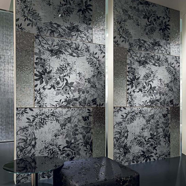 Sicis-Vetrite-Vetrite-Bucolino-Black-Tela-Grey-wielkoformatowy-panel-szklany-120x120-cm-bialy-szary-brazowy-grafitowy-5 Sicis Vetrite z kolekcji Vetrite model Bucolino Black Tela-Grey to wielkoformatowy panel szklany o wymiarach 120x120 cm. Kolory tego modelu to: biały, szary, brązowy, grafitowy, a możliwe wykończenia powierzchni: Satin.