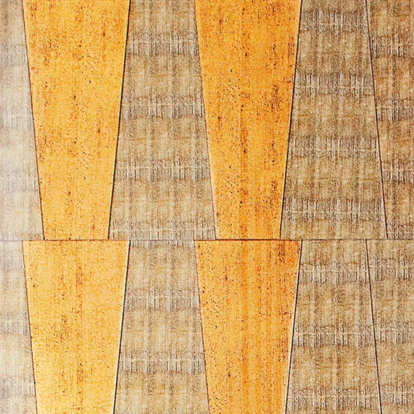 Sicis Vetrite z kolekcji Vetrite Decorativa model Bansa Gold to wielkoformatowy panel szklany o wymiarach 22x50 cm. Kolory tego modelu to: złoty, żółty, beżowy, brązowy, a możliwe wykończenia powierzchni: Satin.