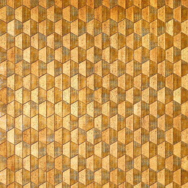 Sicis Vetrite z kolekcji Vetrite Decorativa model Geode Gold to wielkoformatowy panel szklany o wymiarach 34x31,9 cm. Kolory tego modelu to: złoty, żółty, a możliwe wykończenia powierzchni: Satin.