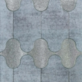 Sicis Vetrite z kolekcji Vetrite Decorativa model Vetrite 4 Pergamino Grey to wielkoformatowy panel szklany o wymiarach 15x26 cm. Kolory tego modelu to: szary, niebieski, srebrny, a możliwe wykończenia powierzchni: .