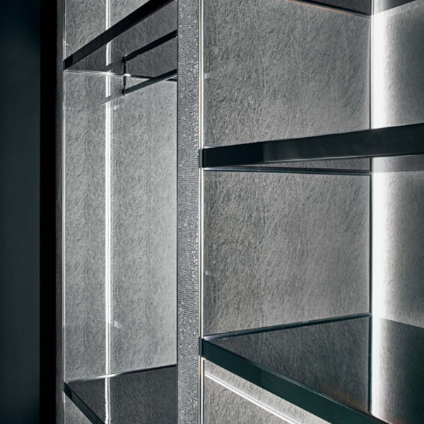 Sicis-Vetrite-Vetrite-Feather-Grey-wielkoformatowy-panel-szklany-120x280-cm-szary-4 Sicis Vetrite z kolekcji Vetrite model Feather Grey to wielkoformatowy panel szklany o wymiarach 120x280 cm. Kolory tego modelu to: szary, a możliwe wykończenia powierzchni: Satin.