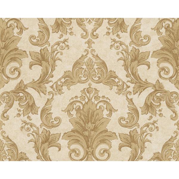 Versace-Home-Versace-2-962155-tapeta-ornamenty-Vintage-adamaszek-efekt-postarzenia-klasyczny-kolory-brazowy-zloty-metaliczny-zolty-1 Versace Home Versace 2962155 tapeta ornamenty Vintage adamaszek efekt postarzenia klasyczny kolory brązowy złoty metaliczny żółty - tapeta przeznaczona do pomieszczeń: przedpokój, salon, sypialnia.