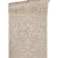 Versace Home Versace 2962163 tapeta ornamenty Vintage adamaszek efekt postarzenia klasyczny kolory beżowy szary metaliczny - tapeta przeznaczona do pomieszczeń: przedpokój, salon, sypialnia.