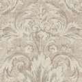 Versace Home Versace 2962163 tapeta ornamenty Vintage adamaszek efekt postarzenia klasyczny kolory beżowy szary metaliczny - tapeta przeznaczona do pomieszczeń: przedpokój, salon, sypialnia.