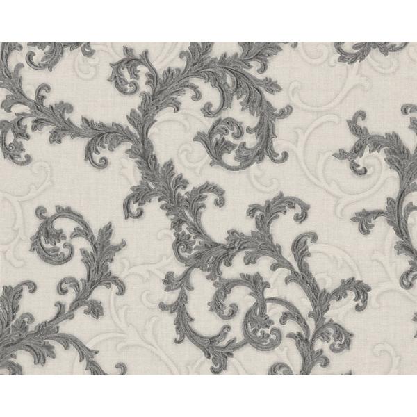 Versace-Home-Versace-2-962315-tapeta-ornamenty-Vintage-adamaszek-efekt-postarzenia-klasyczny-kolory-szary-metaliczny-srebrny-bialy-1 Versace Home Versace 2962315 tapeta ornamenty Vintage adamaszek efekt postarzenia klasyczny kolory szary metaliczny srebrny biały - tapeta przeznaczona do pomieszczeń: przedpokój, kuchnia, biuro, sypialnia, pomieszczenie o dużym natężeniu ruchu.