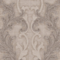 Versace Home Versace 2962321 tapeta ornamenty Vintage adamaszek efekt postarzenia klasyczny kolory brązowy szary metaliczny - tapeta przeznaczona do pomieszczeń: przedpokój, kuchnia, biuro, sypialnia, pomieszczenie o dużym natężeniu ruchu.