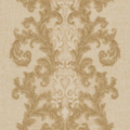 Versace Home Versace 2962322 tapeta ornamenty Vintage klasyczny kolory beżowy metaliczny - tapeta przeznaczona do pomieszczeń: przedpokój, kuchnia, biuro, sypialnia, pomieszczenie o dużym natężeniu ruchu.
